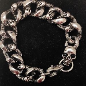 LYNX mens skeleton bracelet